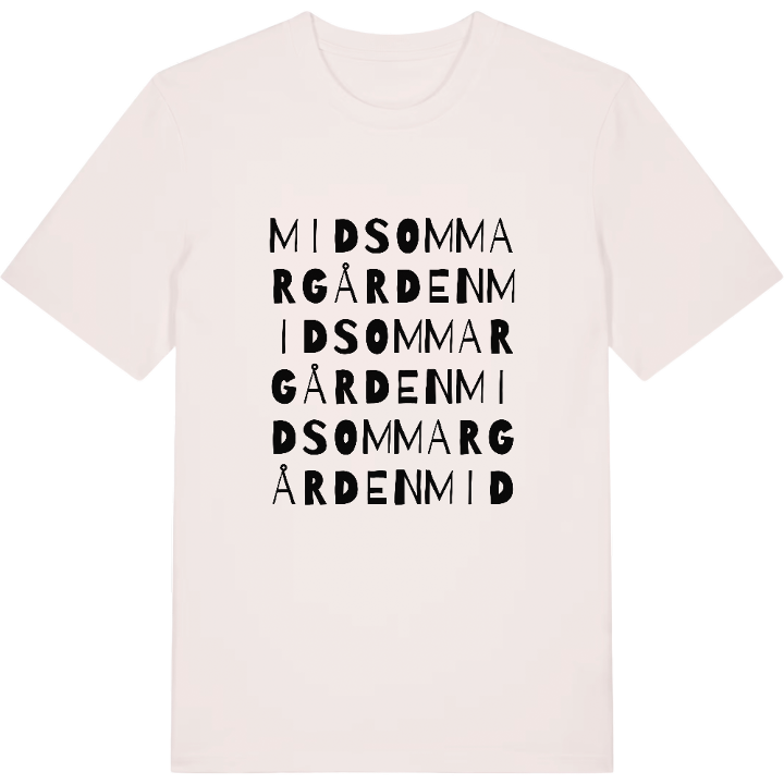 Midsommargården ordlek t-shirt – t-shirt från PinShirt