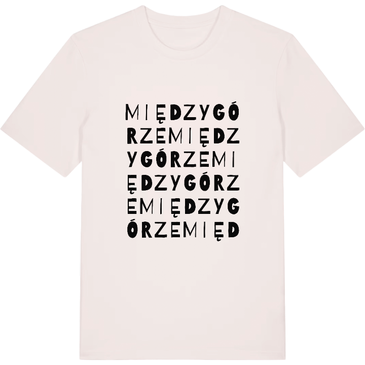 Międzygórze ordlek t-shirt – t-shirt från PinShirt
