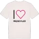 Jag älskar Międzyleś t-shirt stort tryck