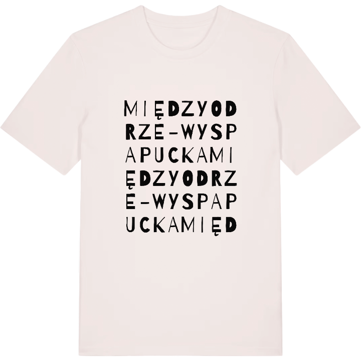 Międzyodrze-Wyspa Pucka ordlek t-shirt – t-shirt från PinShirt