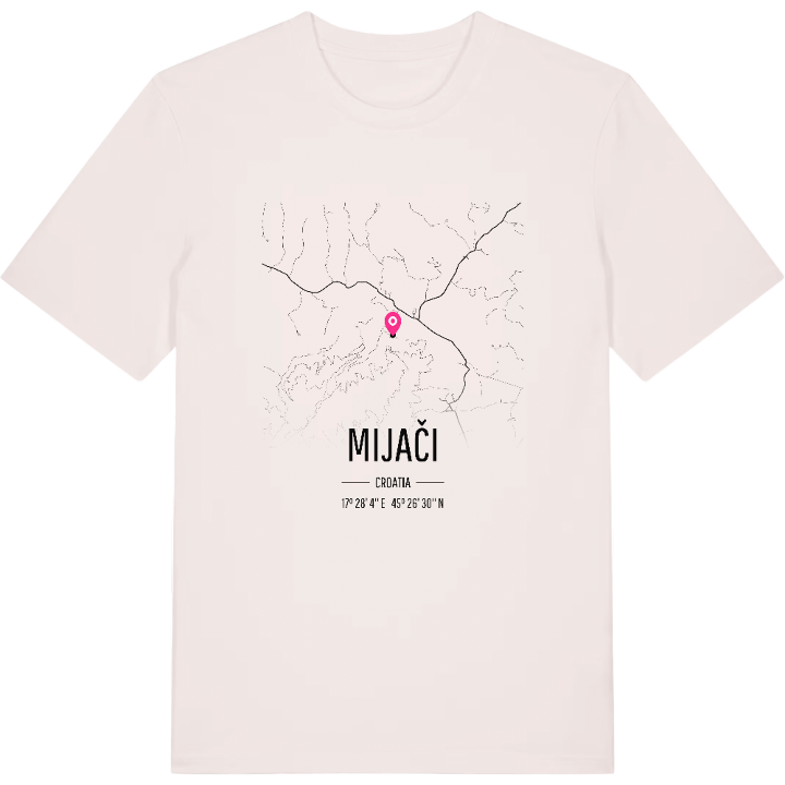 Mijači karta t-shirt – t-shirt från PinShirt