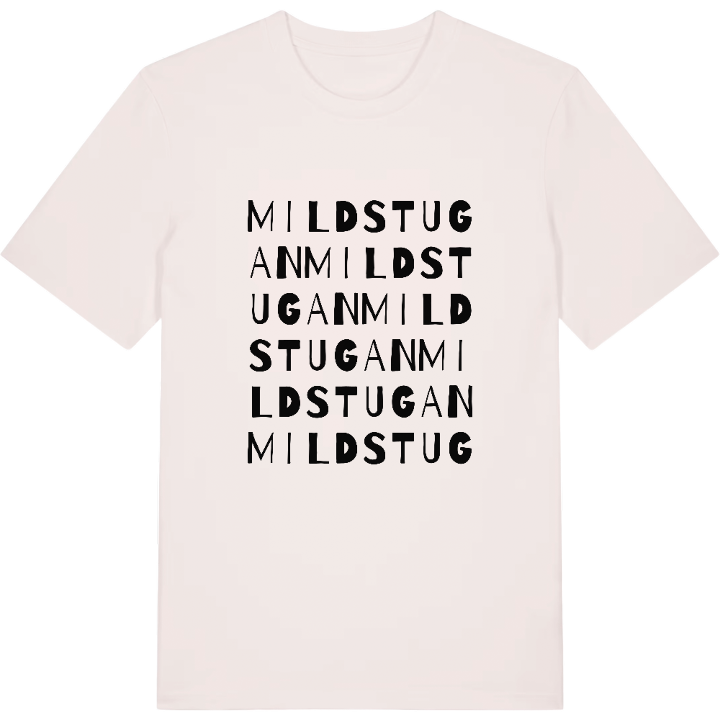 Mildstugan ordlek t-shirt – t-shirt från PinShirt