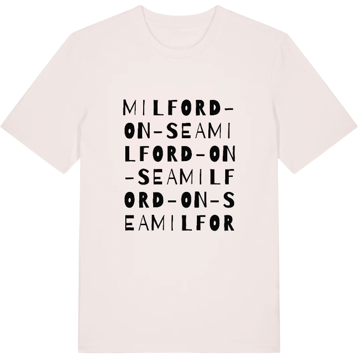 Milford-on-Sea ordlek t-shirt – t-shirt från PinShirt