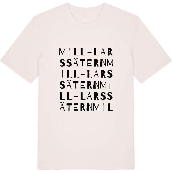 Mill-Larssätern ordlek t-shirt – t-shirt från PinShirt