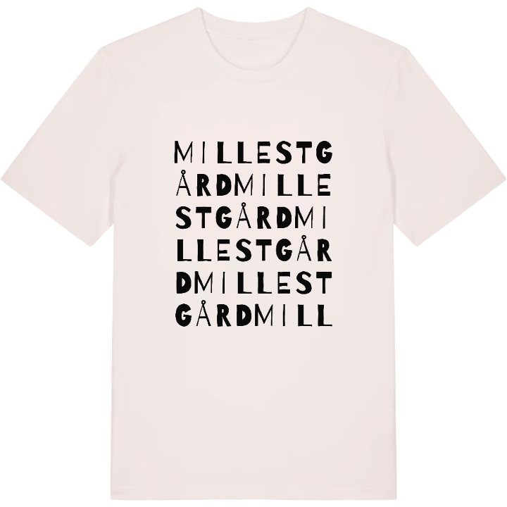 Millestgård ordlek t-shirt – t-shirt från PinShirt