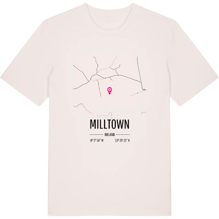 Milltown karta t-shirt – t-shirt från PinShirt