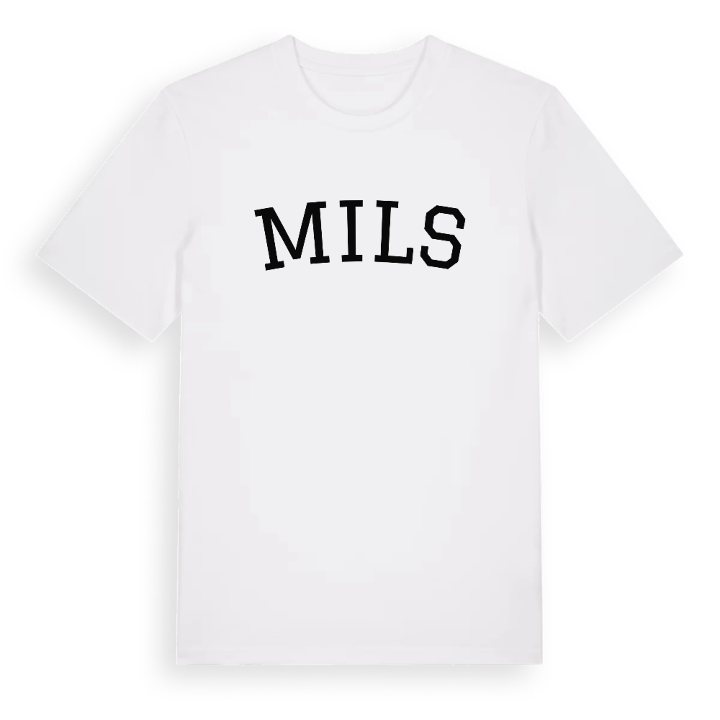 Mils böjd t-shirt – t-shirt från PinShirt