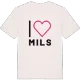 Jag älskar Mils t-shirt stort tryck