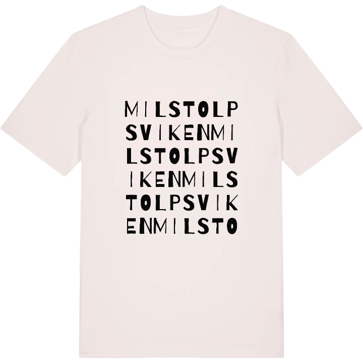 Milstolpsviken ordlek t-shirt – t-shirt från PinShirt
