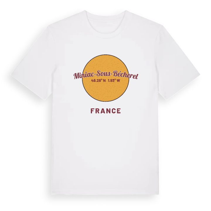Miniac-sous-Bécherel cirkel t-shirt – t-shirt från PinShirt