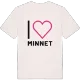 Jag älskar Minnet t-shirt stort tryck