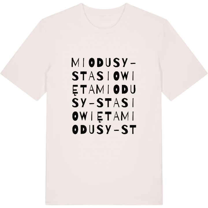 Miodusy-Stasiowięta ordlek t-shirt – t-shirt från PinShirt