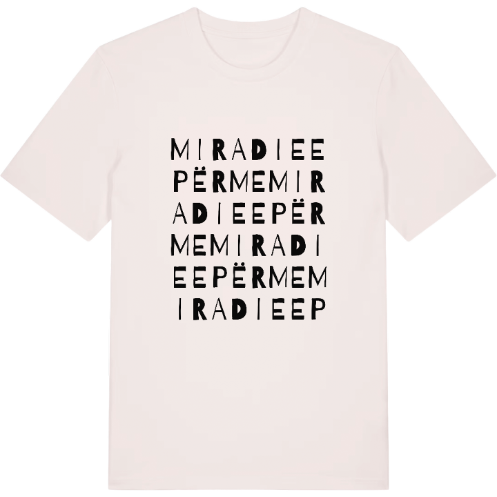 Miradi e Epërme ordlek t-shirt – t-shirt från PinShirt