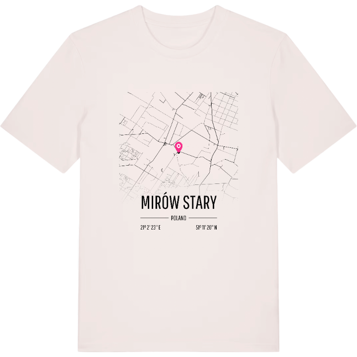 Mirów Stary karta t-shirt – t-shirt från PinShirt