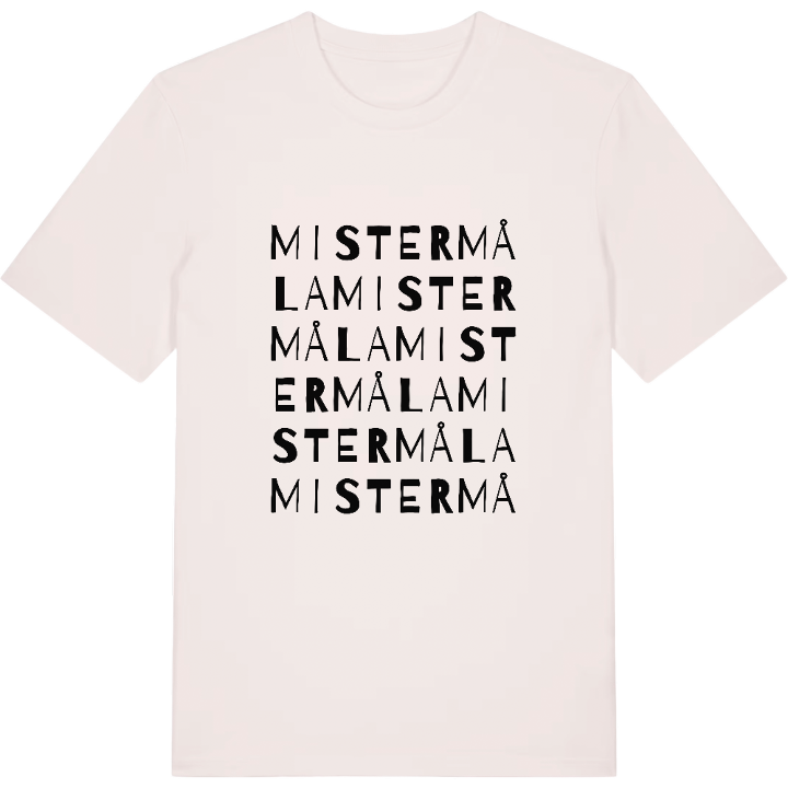 Mistermåla ordlek t-shirt – t-shirt från PinShirt