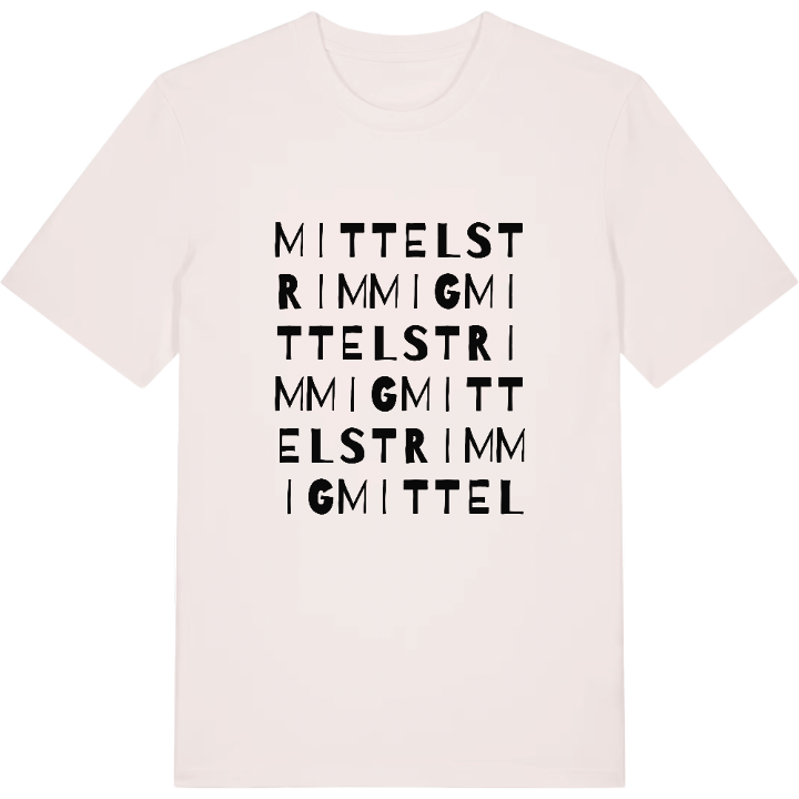Mittelstrimmig ordlek t-shirt – t-shirt från PinShirt