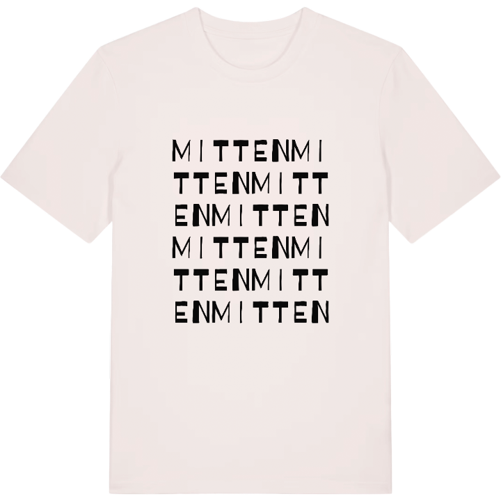 Mitten ordlek t-shirt – t-shirt från PinShirt