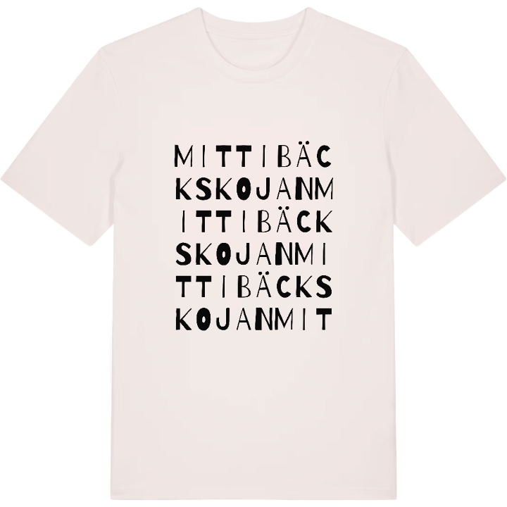 Mittibäckskojan ordlek t-shirt – t-shirt från PinShirt