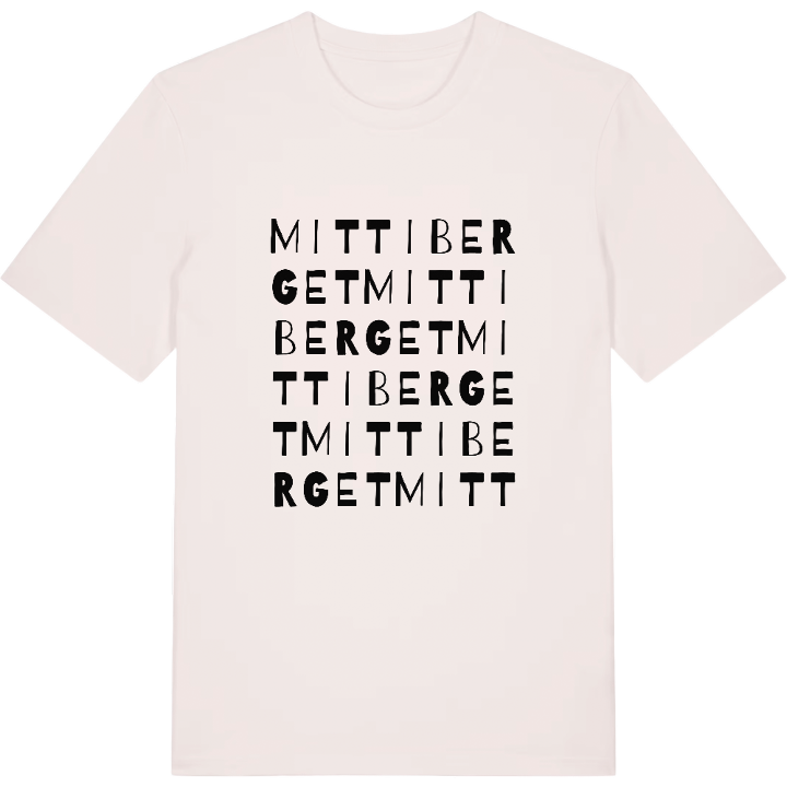 Mittiberget ordlek t-shirt – t-shirt från PinShirt