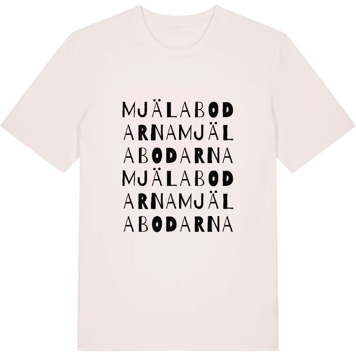Mjälabodarna ordlek t-shirt – t-shirt från PinShirt