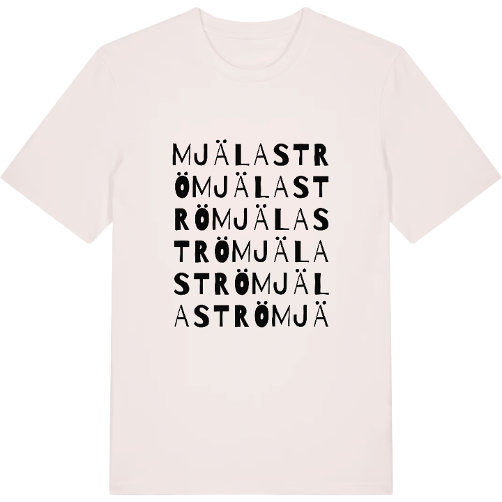 Mjälaströ ordlek t-shirt – t-shirt från PinShirt