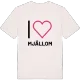 Jag älskar Mjällom t-shirt stort tryck