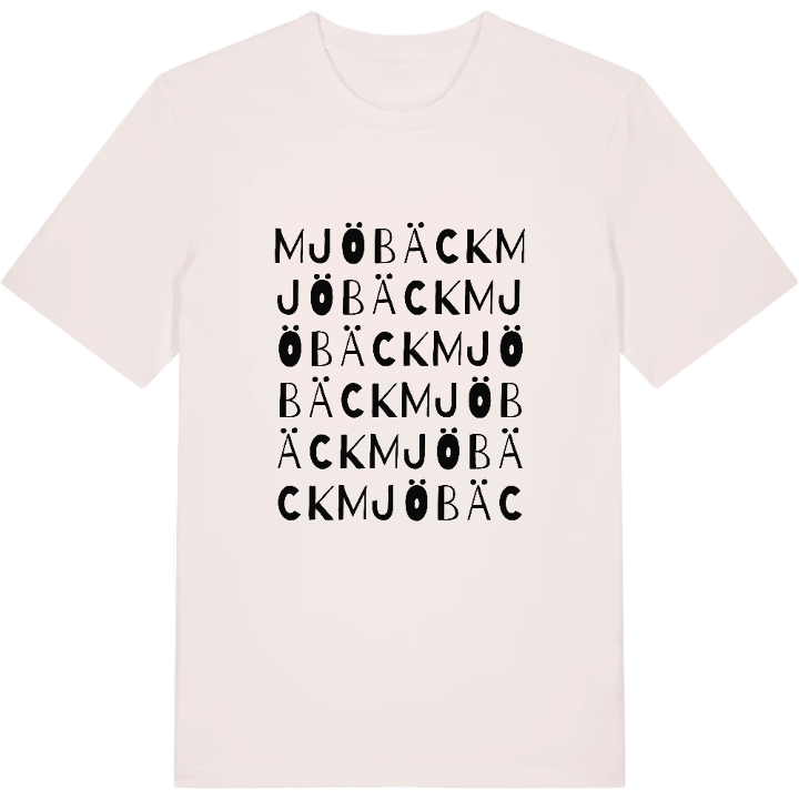 Mjöbäck ordlek t-shirt – t-shirt från PinShirt