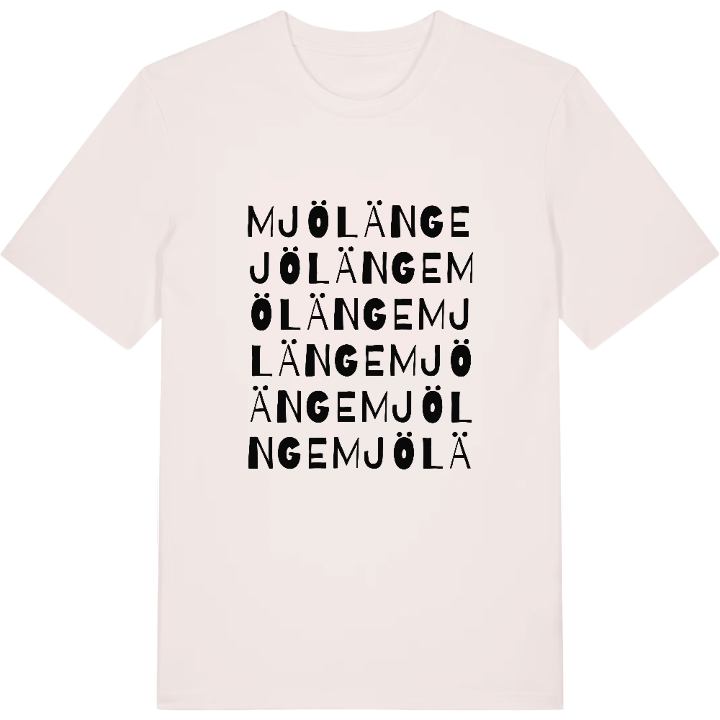 Mjölänge ordlek t-shirt – t-shirt från PinShirt