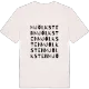 Mjölksten ordlek t-shirt