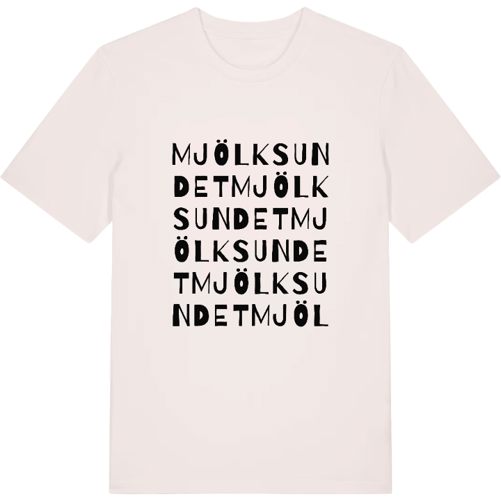 Mjölksundet ordlek t-shirt – t-shirt från PinShirt