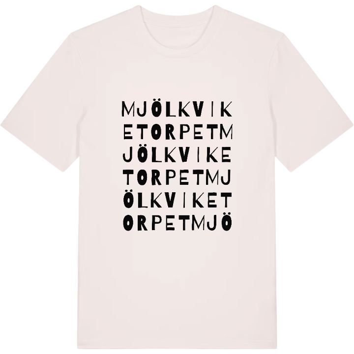 Mjölkviketorpet ordlek t-shirt – t-shirt från PinShirt