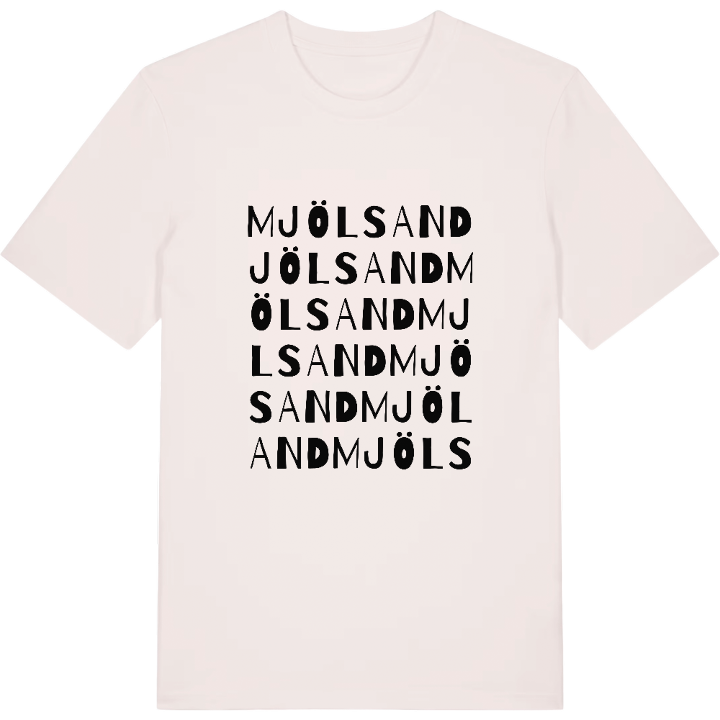 Mjölsand ordlek t-shirt – t-shirt från PinShirt