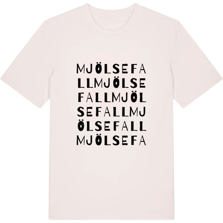 Mjölsefall ordlek t-shirt – t-shirt från PinShirt