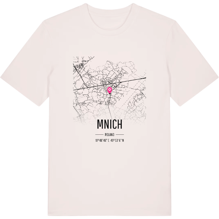 Mnich karta t-shirt – t-shirt från PinShirt