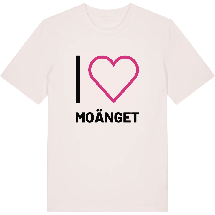 Jag älskar Moänget t-shirt stort tryck – t-shirt från PinShirt