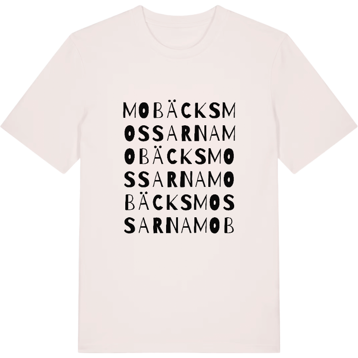 Mobäcksmossarna ordlek t-shirt – t-shirt från PinShirt