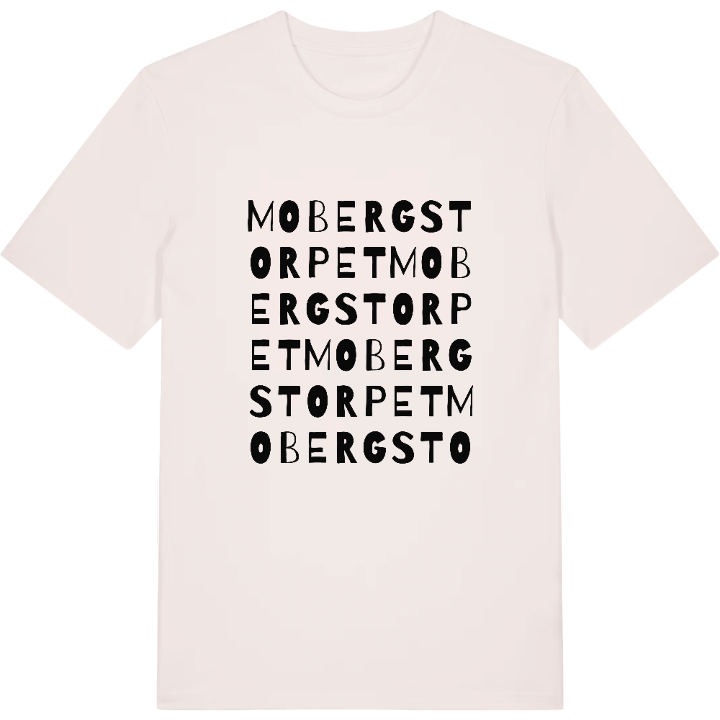 Mobergstorpet ordlek t-shirt – t-shirt från PinShirt