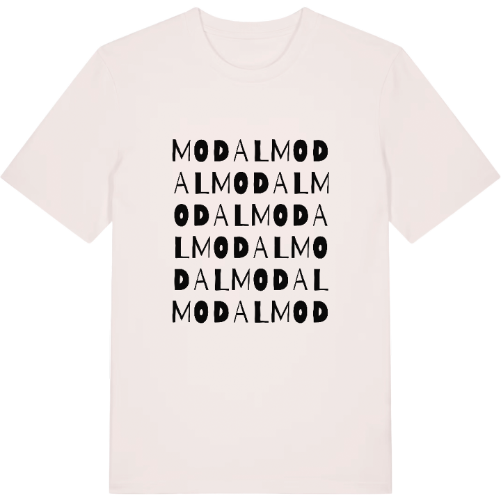 Modal ordlek t-shirt – t-shirt från PinShirt