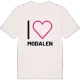 Jag älskar Modalen t-shirt stort tryck