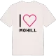 Jag älskar Mohill t-shirt stort tryck