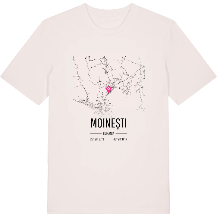 Moinești karta t-shirt – t-shirt från PinShirt