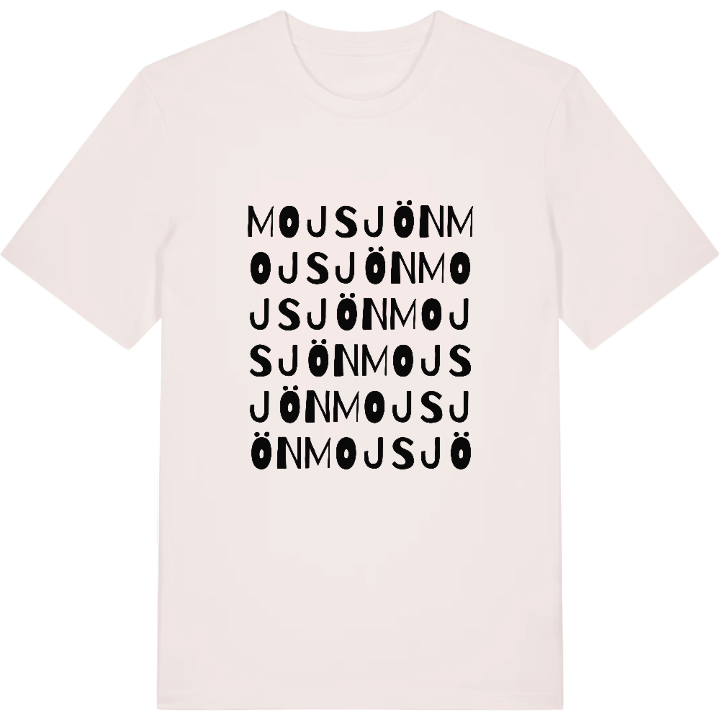 Mojsjön ordlek t-shirt – t-shirt från PinShirt