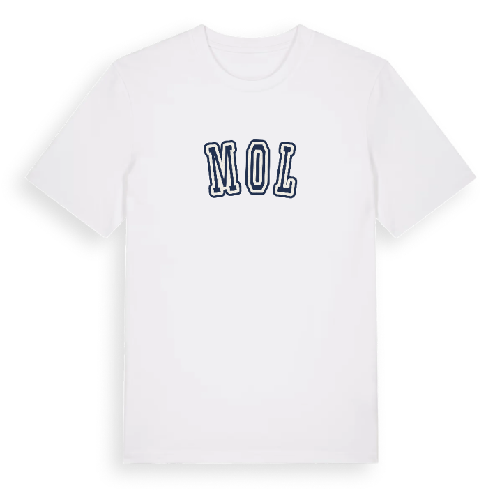 Mol college t-shirt – t-shirt från PinShirt