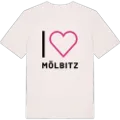 Jag älskar Mölbitz t-shirt stort tryck