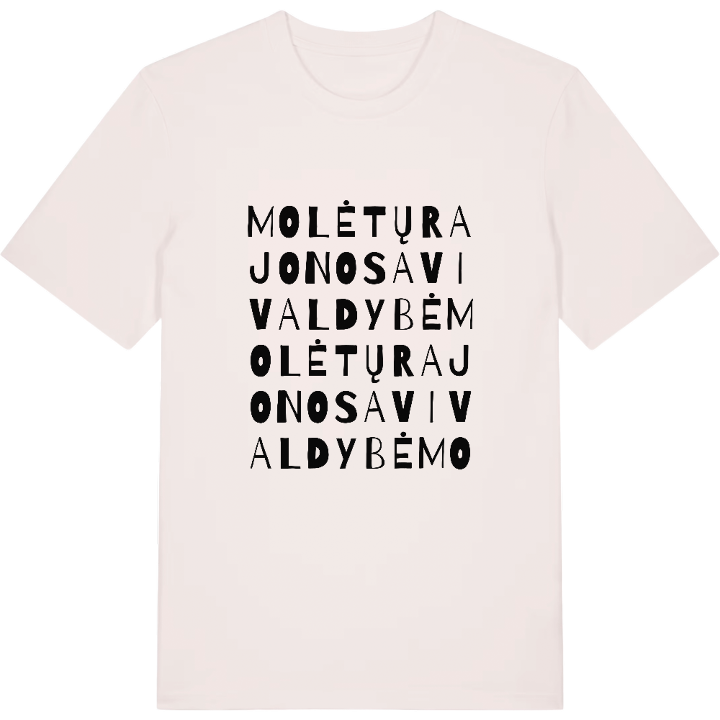 Molėtų rajono savivaldybė ordlek t-shirt – t-shirt från PinShirt