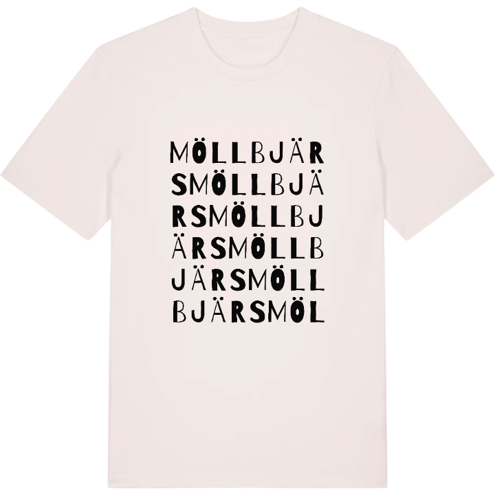 Möllbjärs ordlek t-shirt – t-shirt från PinShirt