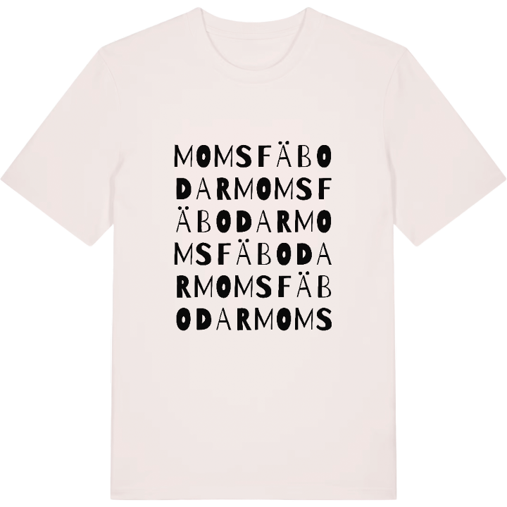 Moms fäbodar ordlek t-shirt – t-shirt från PinShirt