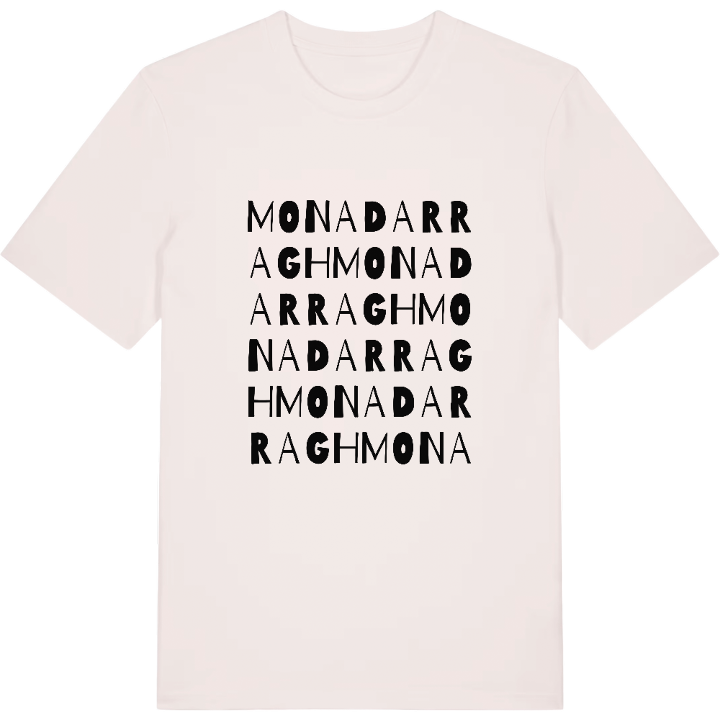 Monadarragh ordlek t-shirt – t-shirt från PinShirt