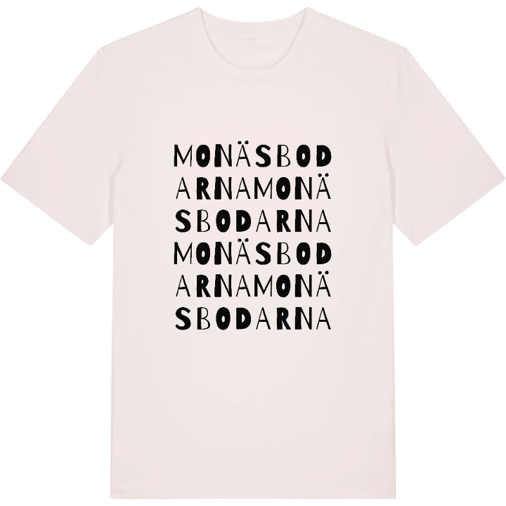 Monäsbodarna ordlek t-shirt – t-shirt från PinShirt