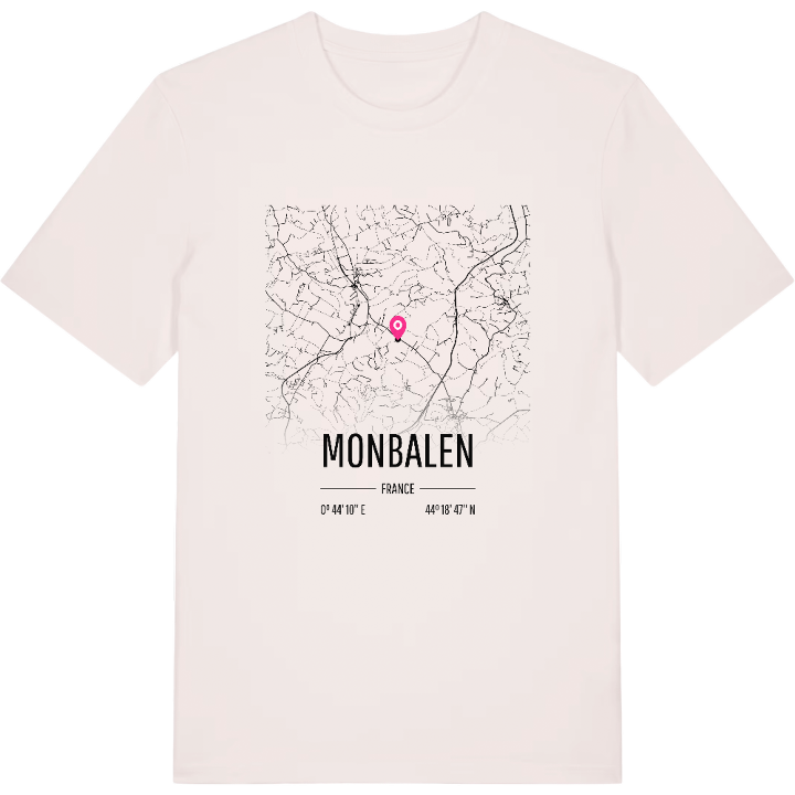 Monbalen karta t-shirt – t-shirt från PinShirt